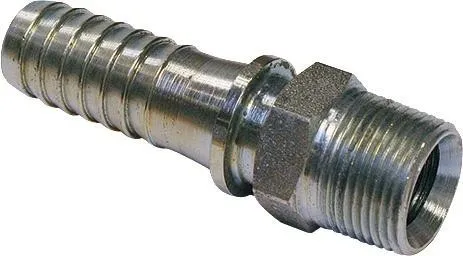 Raccord pour tuyau vapeur Boss en acier zingué / acier moulé Diamètre 19 mm Raccord 3/4" mâle TEGUMA