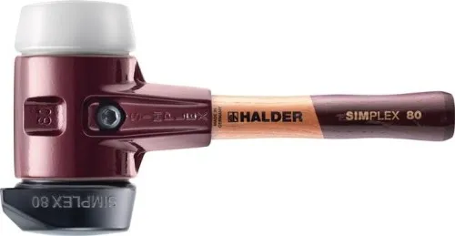 Masseur Halder SIMPLEX L.325 mm, tête Ø80 mm, manche extra court