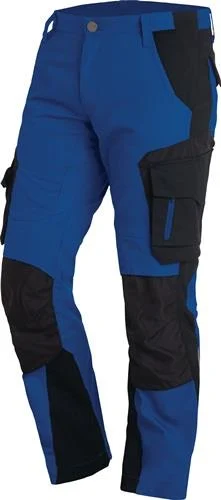 Pantalon de travail FHB FLORIAN taille 54 bleu roi / noir - 125100-3620-54