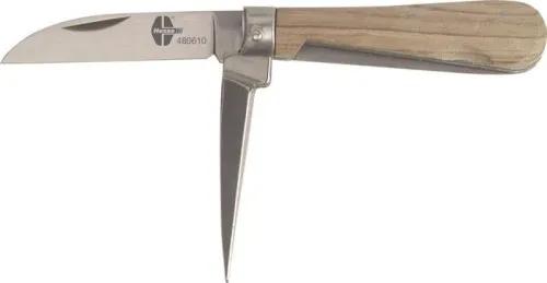 Hesse Couteau à câble L. 163 mm Lame L. 74 mm HO naturel/argent