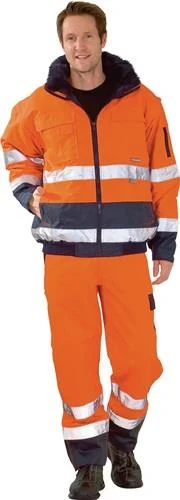 Veste de signalisation confort Planam taille M orange / marine - 2046048