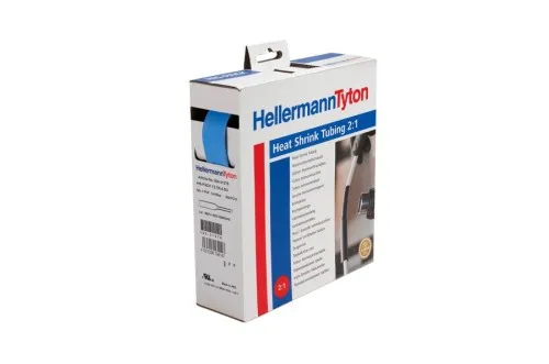 HellermannTyton Gaine thermorétractable HIS-3/16-POX-BU 10 m