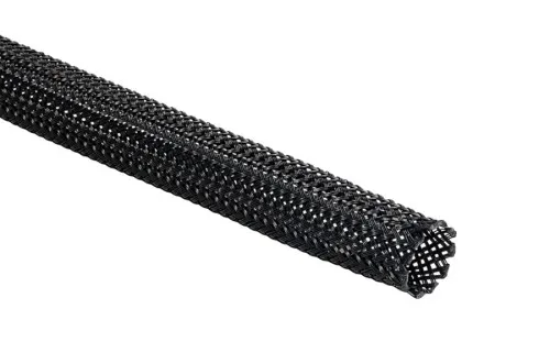 Gaine tressée HellermannTyton HEGPA6630 PA66 BK 50