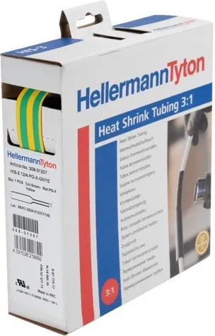 HellermannTyton Manchon rétractable HIS-3-18/6-POX-GNYE