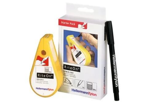 HellermannTyton RiteOn Étiquettes PACK-1401-WH