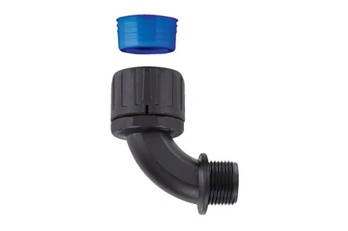 Bouchon plastique HellermannTyton 90° 16 mm - Helaguard