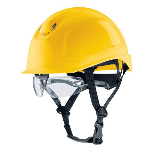 Casque de protection uvex pheos S-KR-IES avec jugulaire et ventilation