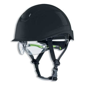 uvex pheos S-KR-IES Casque de protection avec jugulaire - avec ventilation - avec système de réglage par molette - visière courte