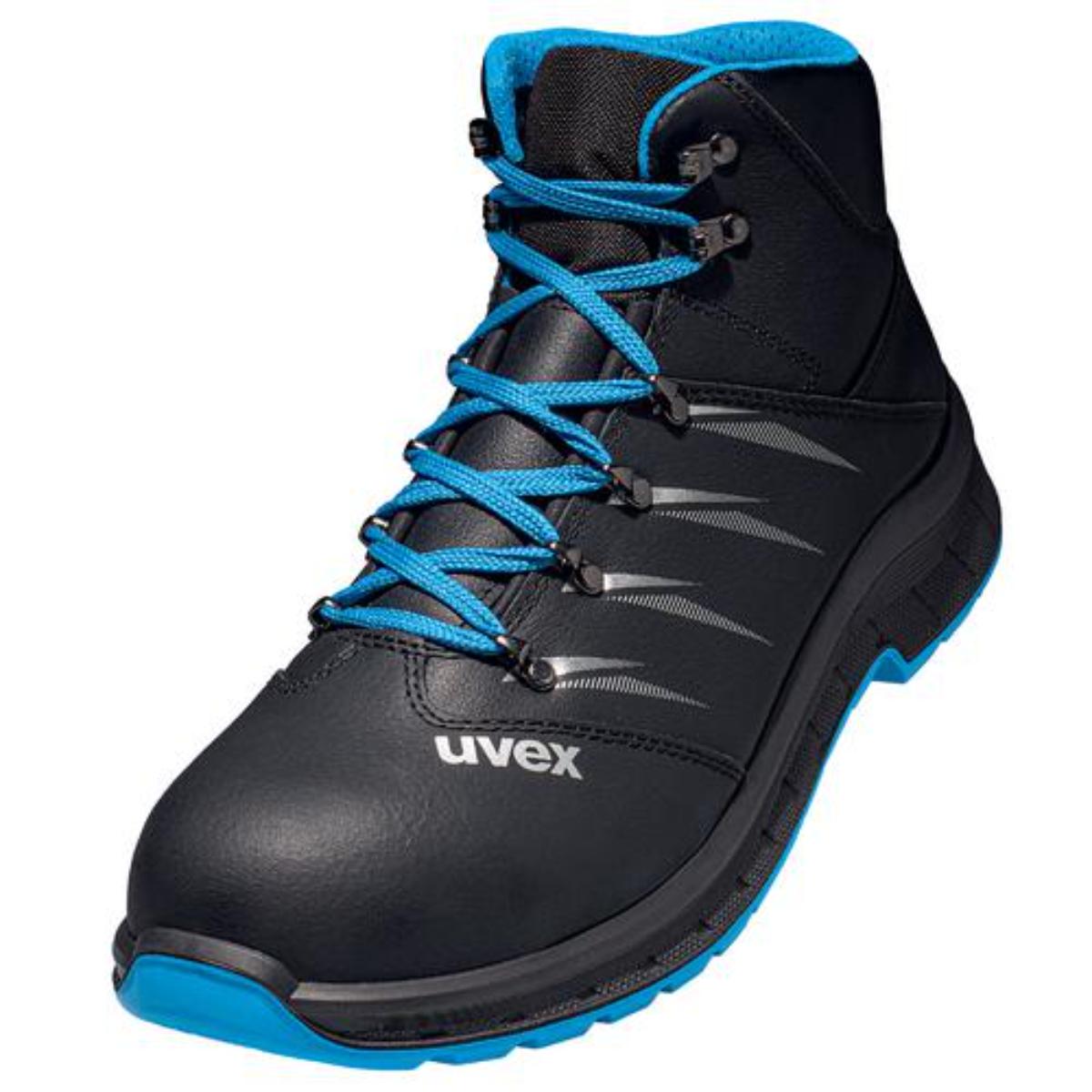 Botte de sécurité uvex 2 trend S2, bleu/noir