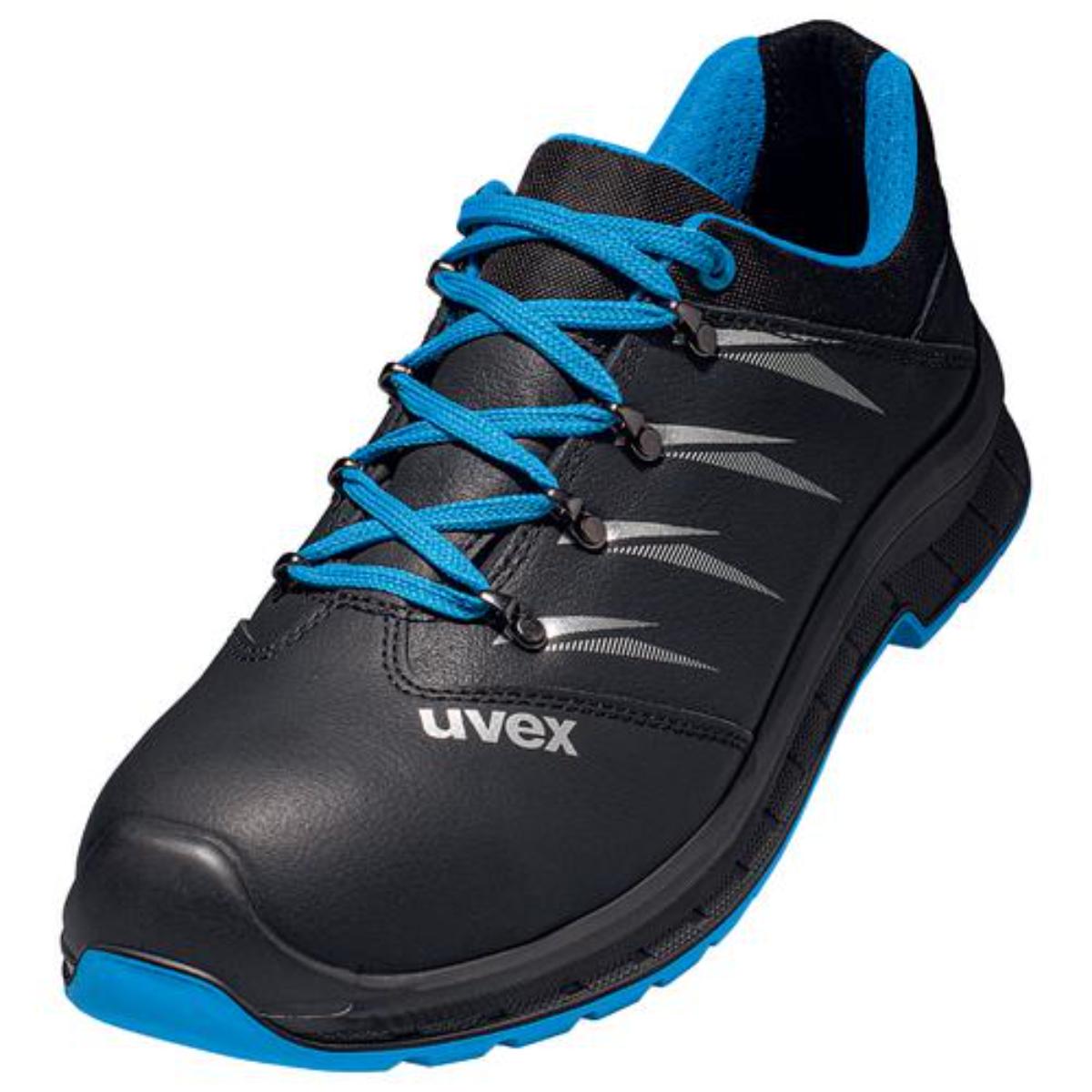Chaussure de sécurité uvex 2 trend S3, bleu/noir