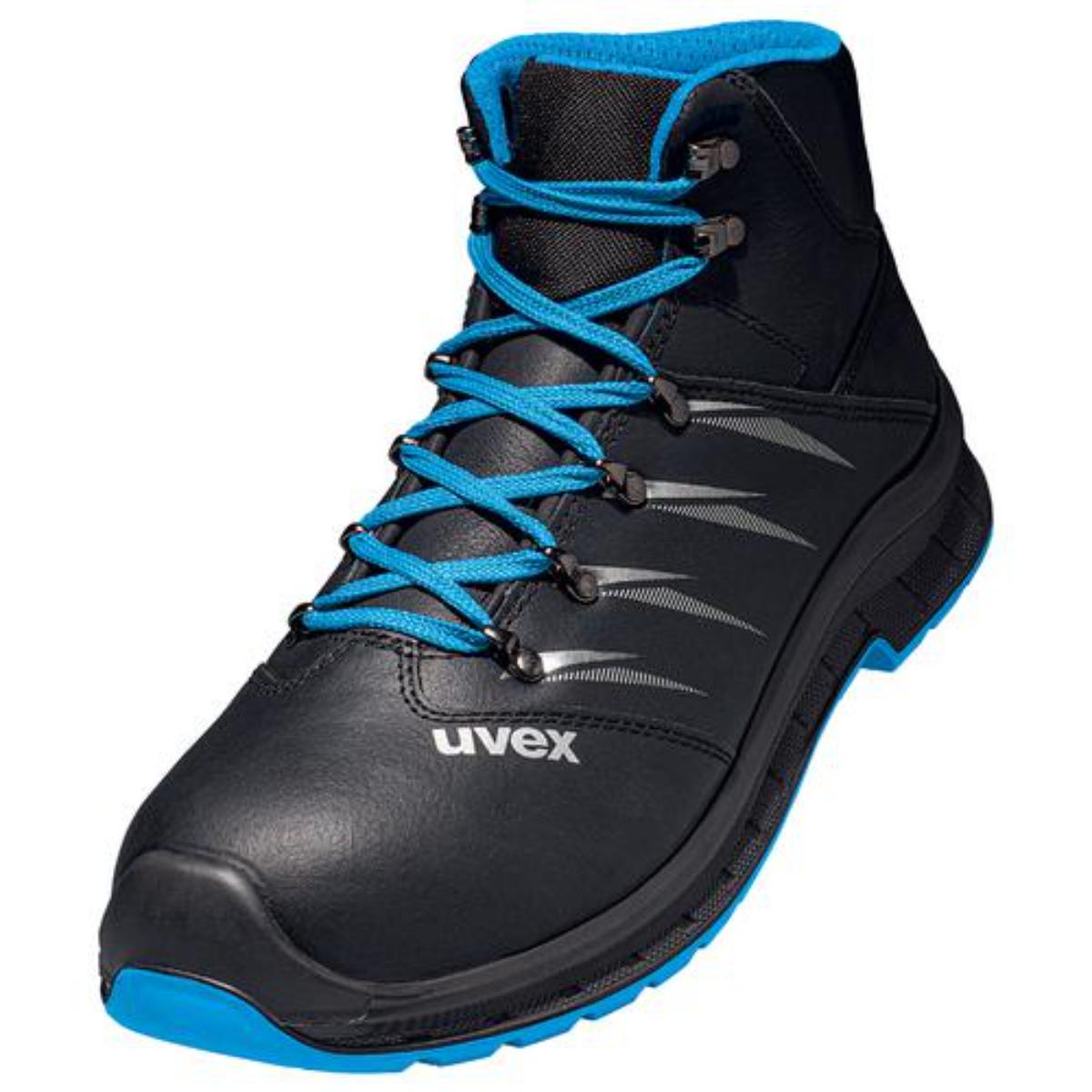 uvex 2 trend Chaussure de sécurité Bottine S3, bleu/noir
