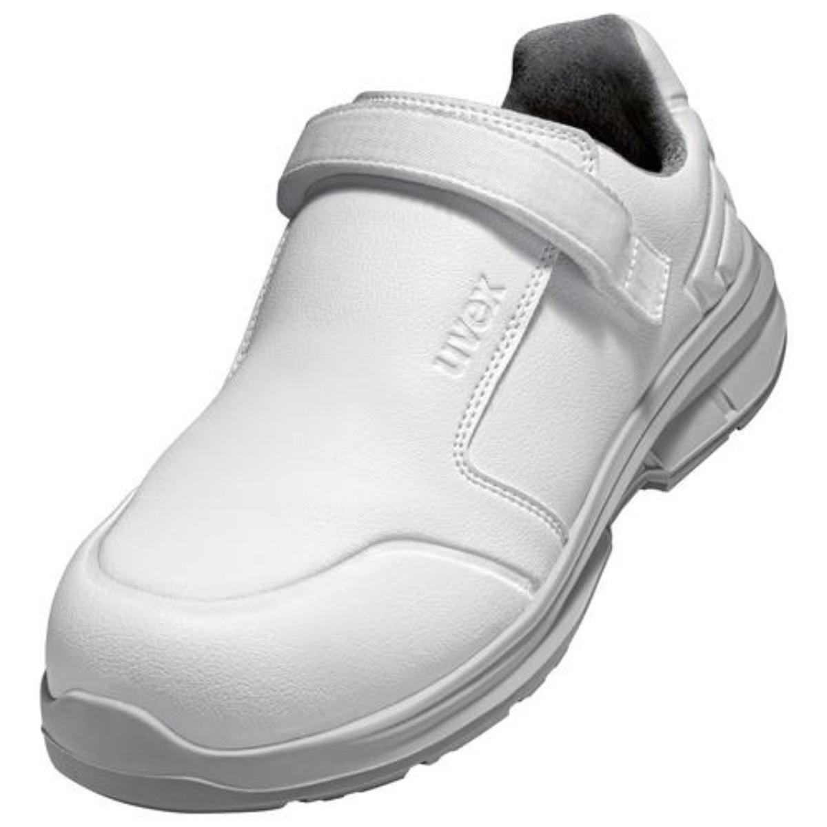 Chaussure de sécurité uvex 1 sport white S2 SRC - Chaussure basse avec lacets à velcro