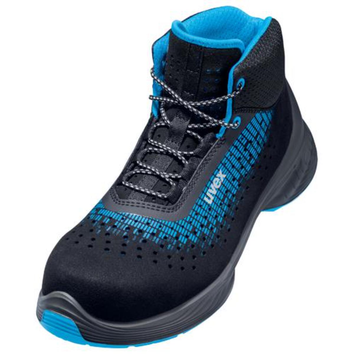 Botte de sécurité uvex 1 G2 S1, bleu/noir