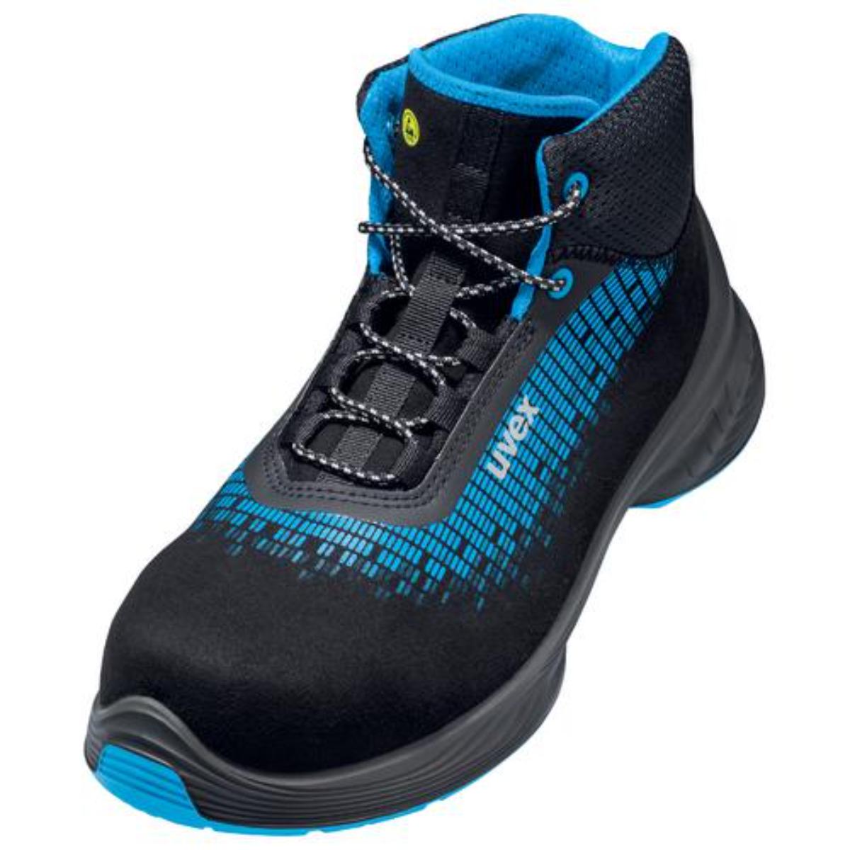 uvex 1 G2 Chaussure de sécurité Bottine S2, bleu/noir