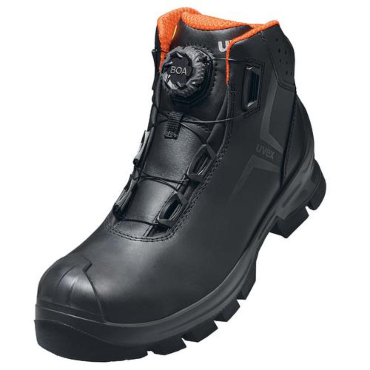 Chaussure de sécurité uvex 2 MACSOLE S3, noir/orange