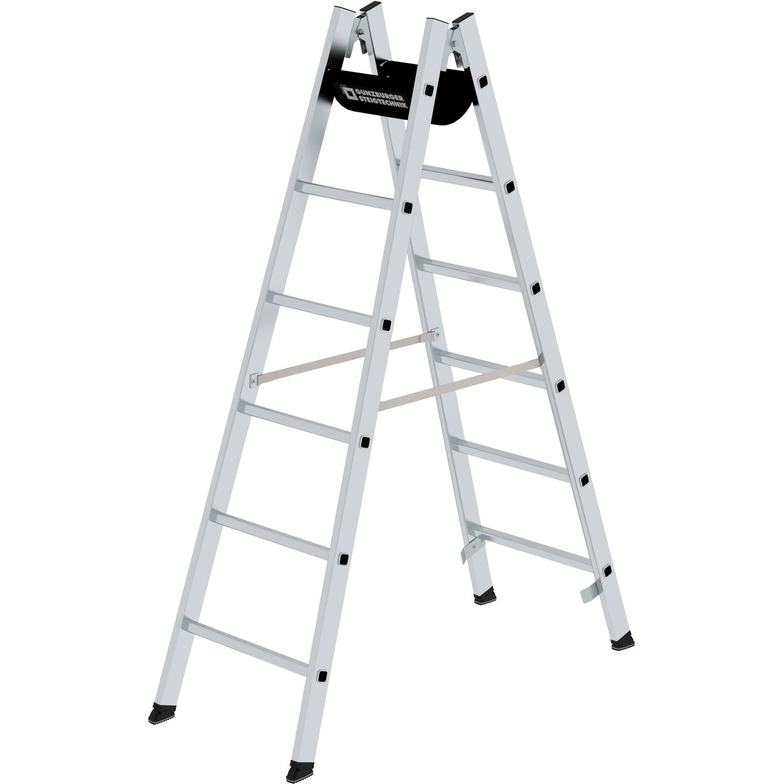 Günzburger Steigtechnik Échelle double à échelons 2 x 6 échelons - 033012