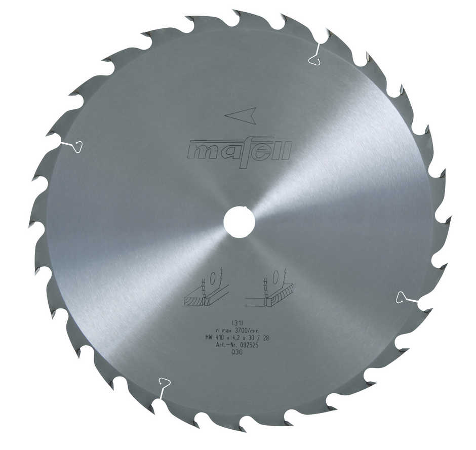 Lame de scie HM pour Mafell MKS165E 410x2,5/4,2x30