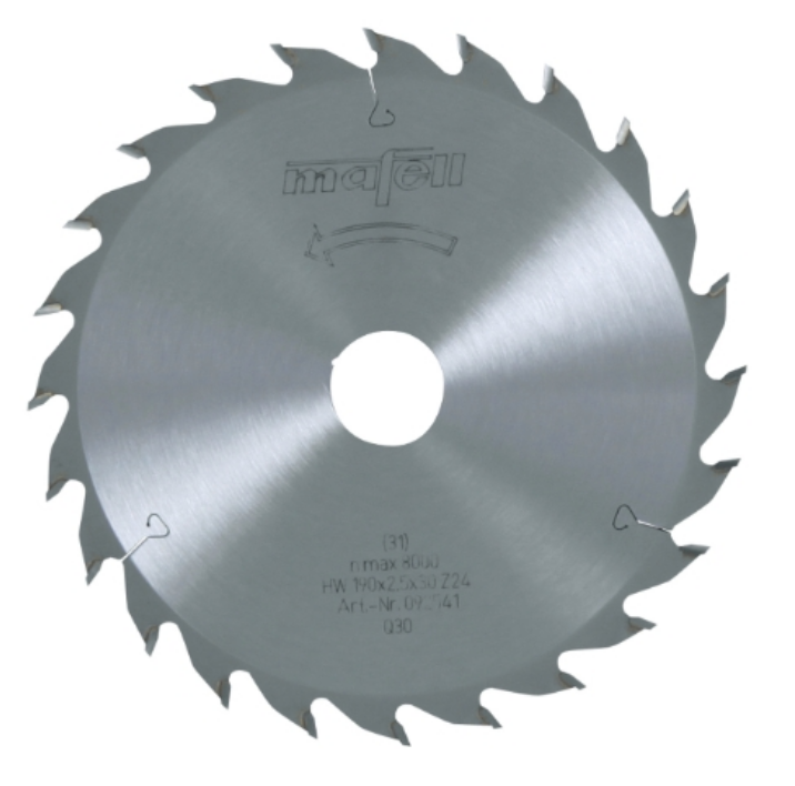 Lame de scie Mafell HM 190x2,5x30 Z24, WZ