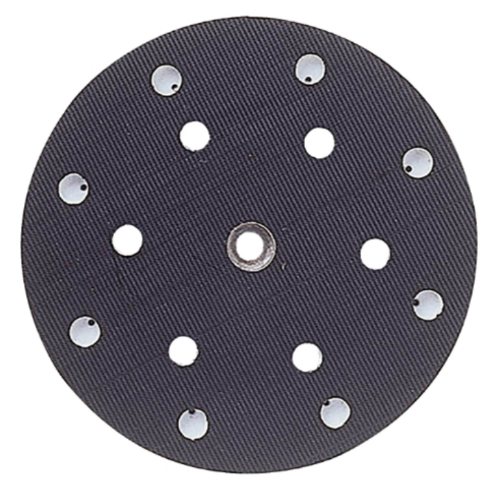 Disque de ponçage 8 trous (compatible 6 trous) à fixation par velcro pour surfaces planes - 078174