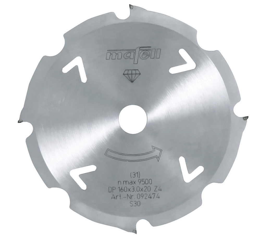 Lame de scie diamantée Mafell 160 x 2,4/3,0 x 20 dents Z4 FZ/TZ
