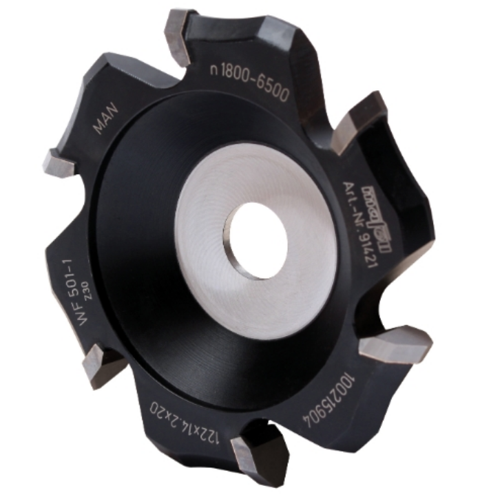 Fraise composite Mafell MF-AF 90 pour rainures en V à 90° jusqu'à 8 mm de profondeur de fraisage (incl. 2 indicateurs de position + 1 déflecteur de copeaux) - 206076