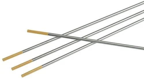 Électrode en tungstène WL 15 Ø 3,2 mm L. 175 mm or Litty — lot de 10 pièces