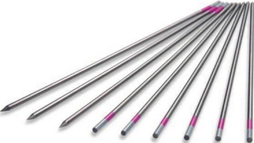 Électrode tungstène LYMOX LUX® Ø 2,4 mm L 175 mm rose-gris LITTY — lot de 10 pièces