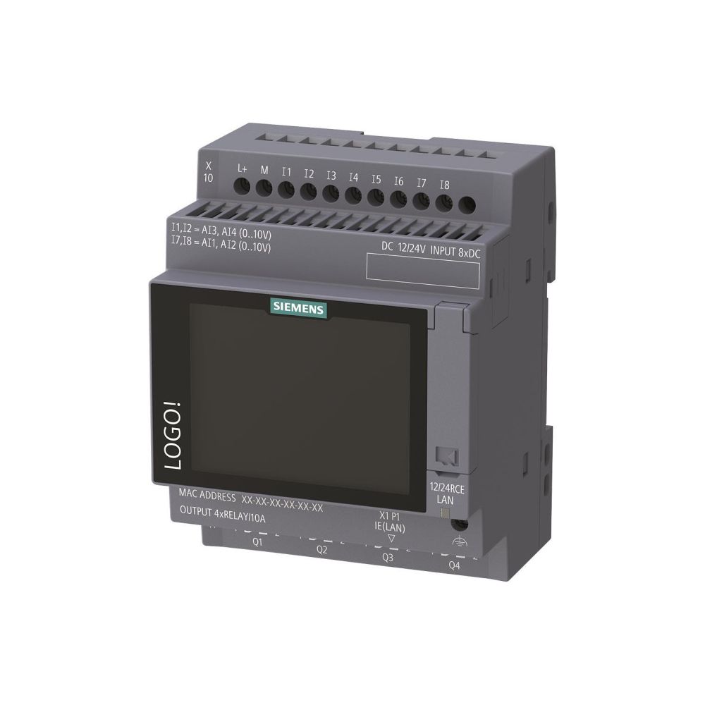 Siemens LOGO! 12/24 RCE Module de base avec écran 12/24 V 6ED1052-1MD08-0BA3