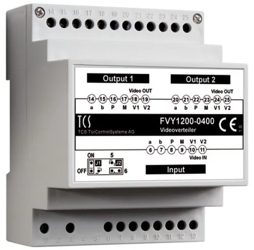 Répartiteur de signal vidéo TCS Tür Control FVY1200-0400