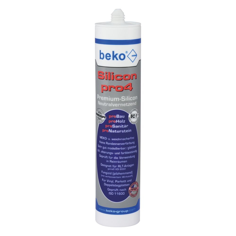Beko Silicon pro4 Premium, 310 ml, Gris clair