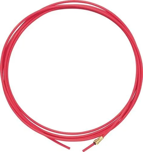 Guides-fils A.binzel 1-1,2 mm 4 m rouge âme PTFE (version aluminium-acier inoxydable)