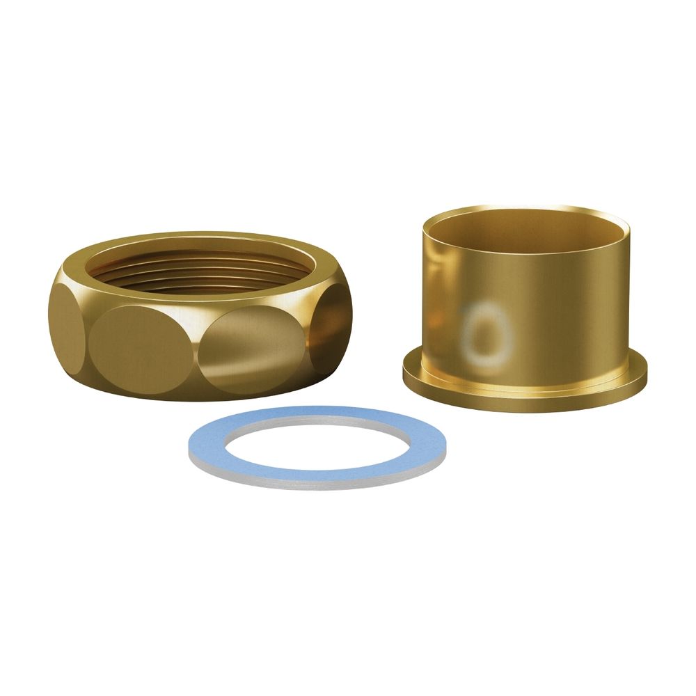 Reflex Longtherm Raccord fileté G 1 1/4", avec extrémité à souder en laiton pour tube cuivre, 2 pièces
