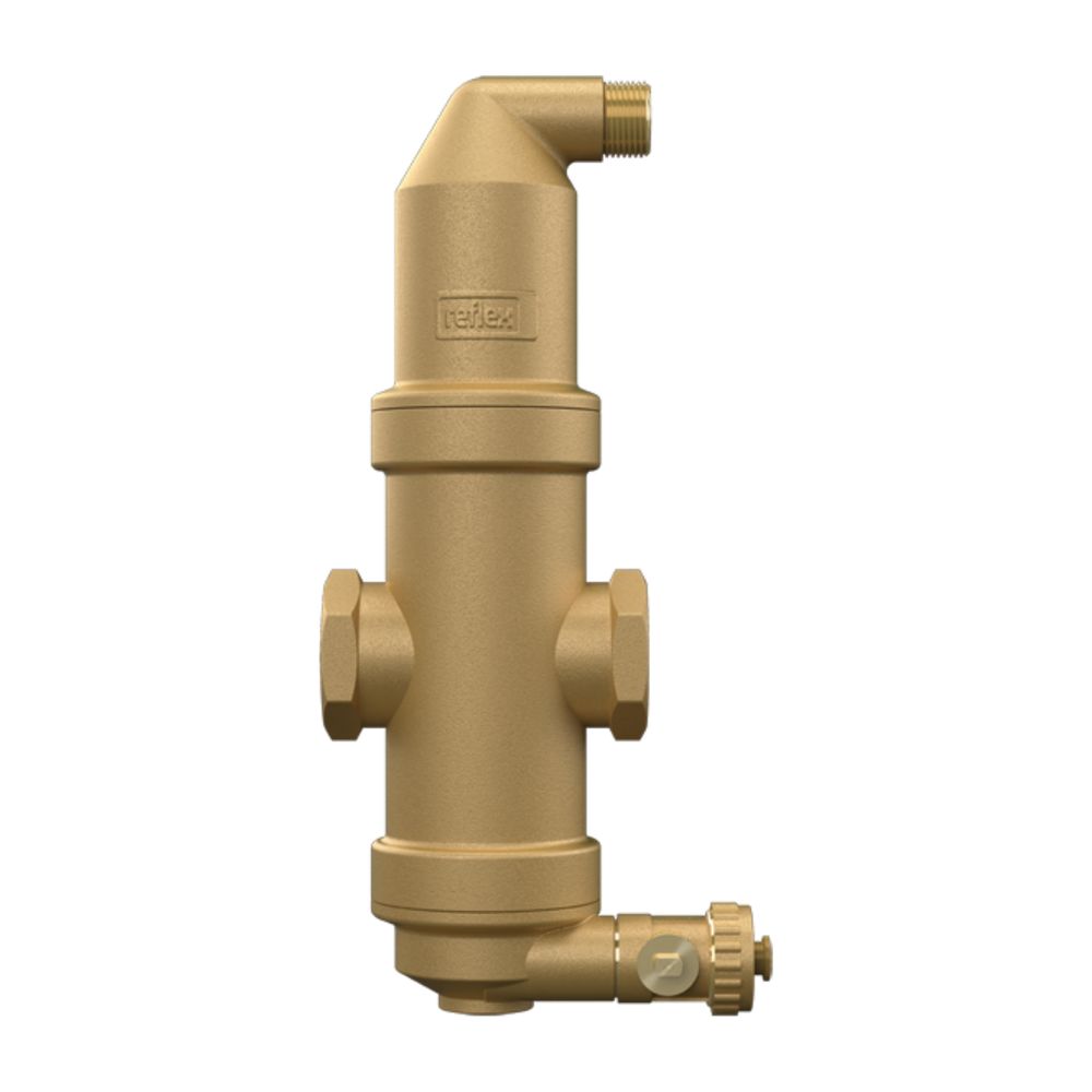 Séparateur de saletés Reflex Extwin, séparateur d'air à microbulles TW G 1", fileté, 10 bar