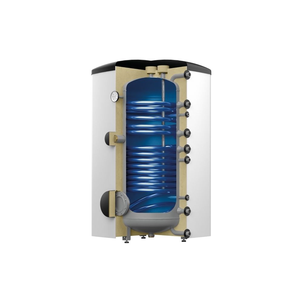 Reflex Storatherm Aqua Solar AF 400/2, capacité nominale 365 l, 96,5 mm, 2 échangeurs thermiques, vertical, blanc