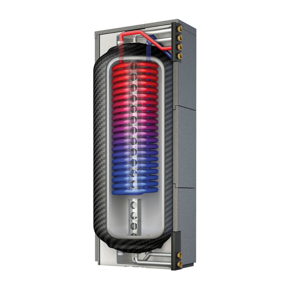 Ballon combiné d'eau chaude Roth Quadroline TQ-TWK 850, 818 l, Thermocoat, système de charge par stratification