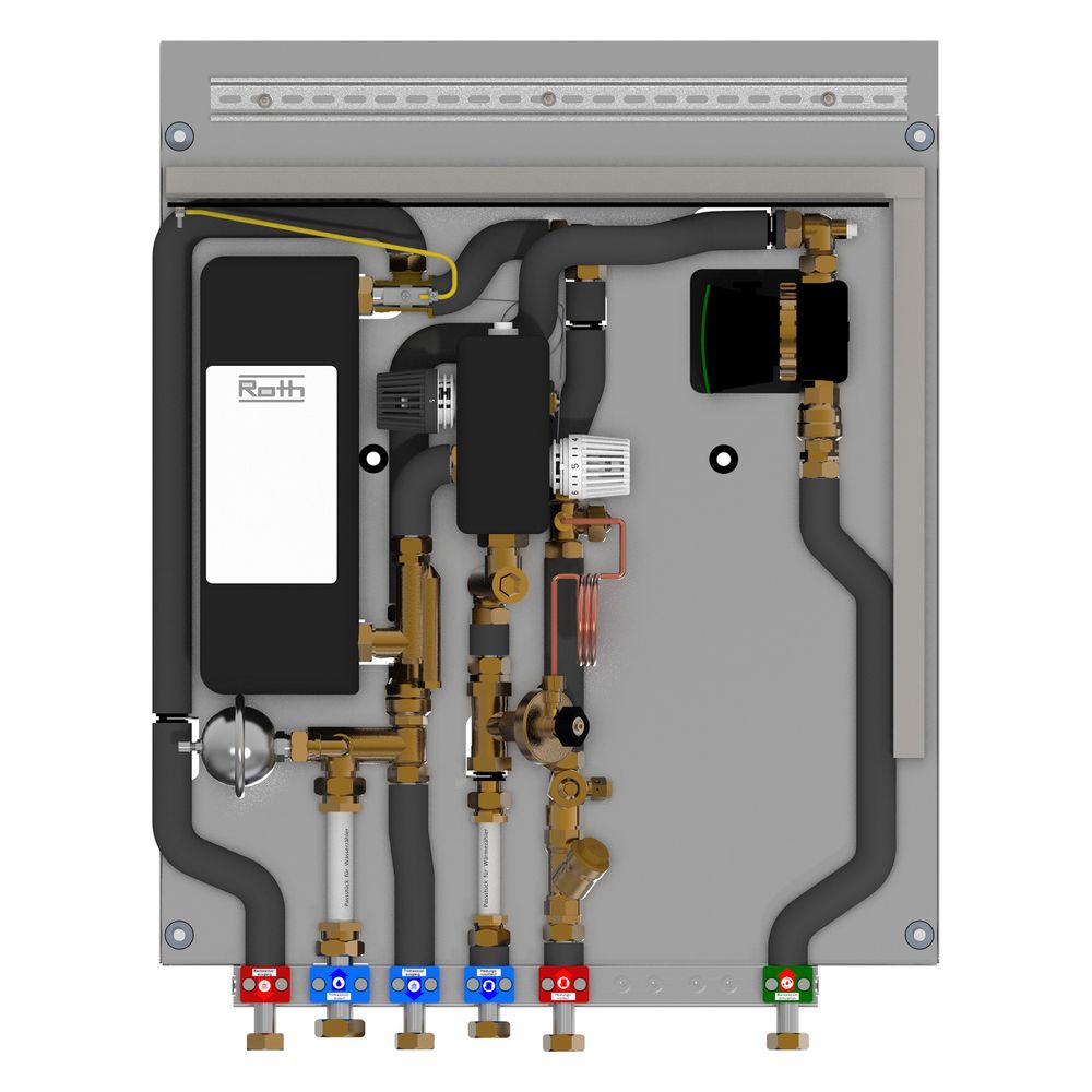 Station d'appartement FlatConnect BM 15 F C, 15 L/min, 625x825x125 mm, avec circulation