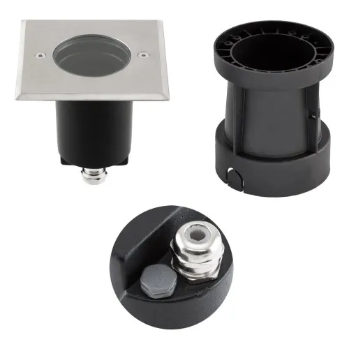 Luminaire encastrable au sol EVN Lichttechnik quadr. 679435EV