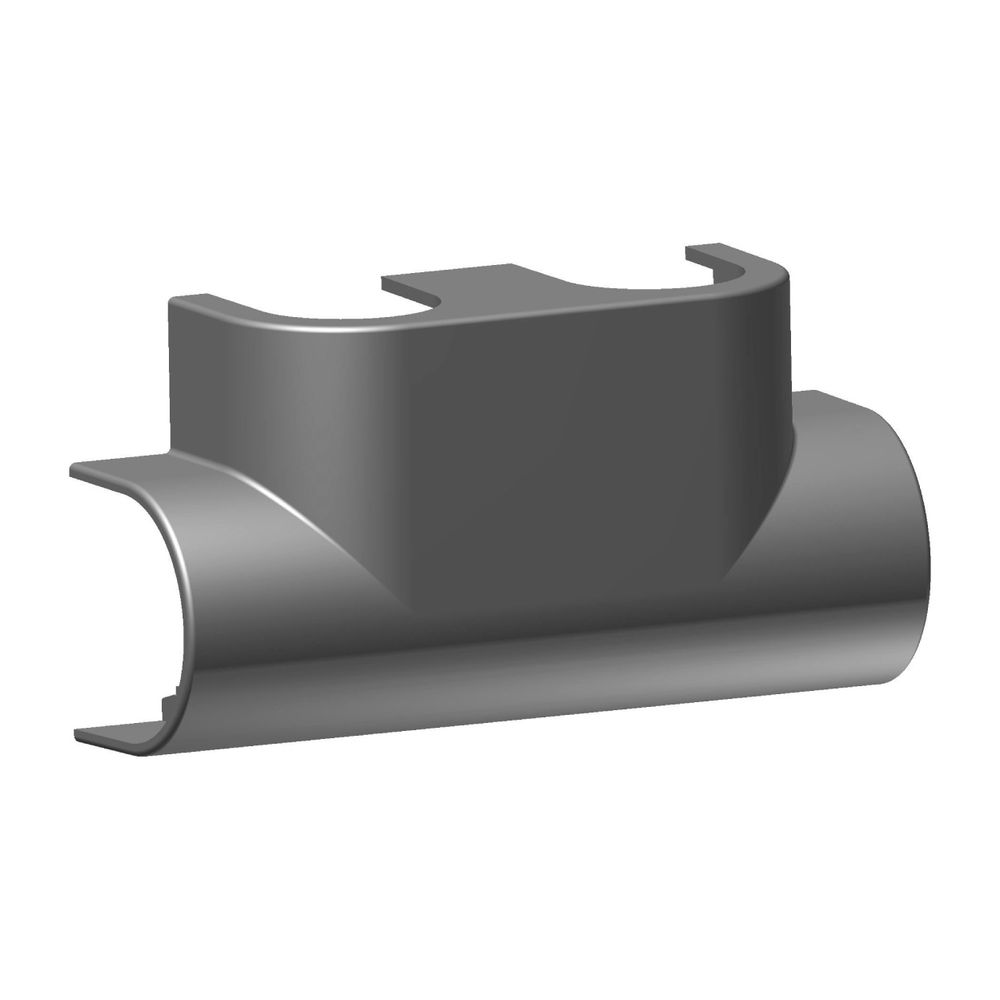 Cache pour robinet de vanne en angle - Finition acier inoxydable