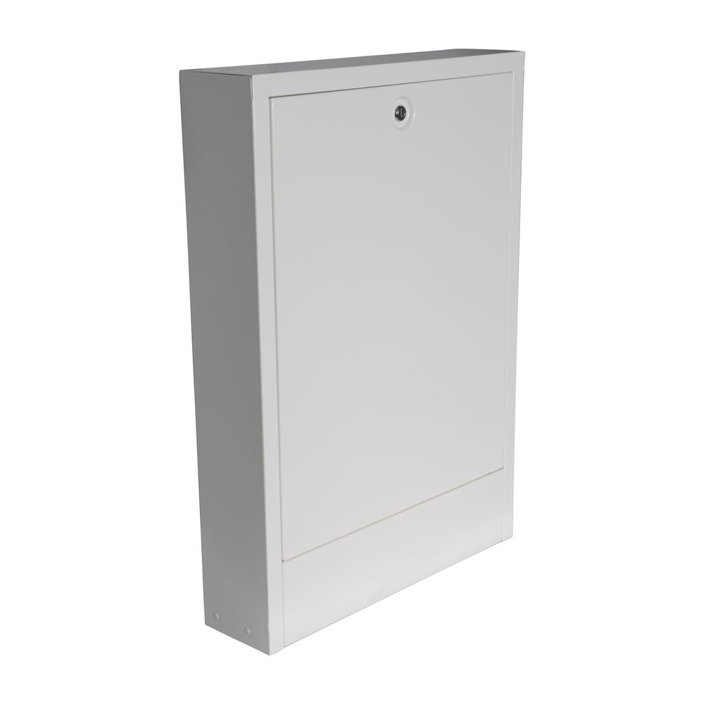 Kermi x-net Armoire de distribution pré-montée APXL Comfort VT9, raccordement à droite, kit de compteur de chaleur AB-PM, en saillie, RL2