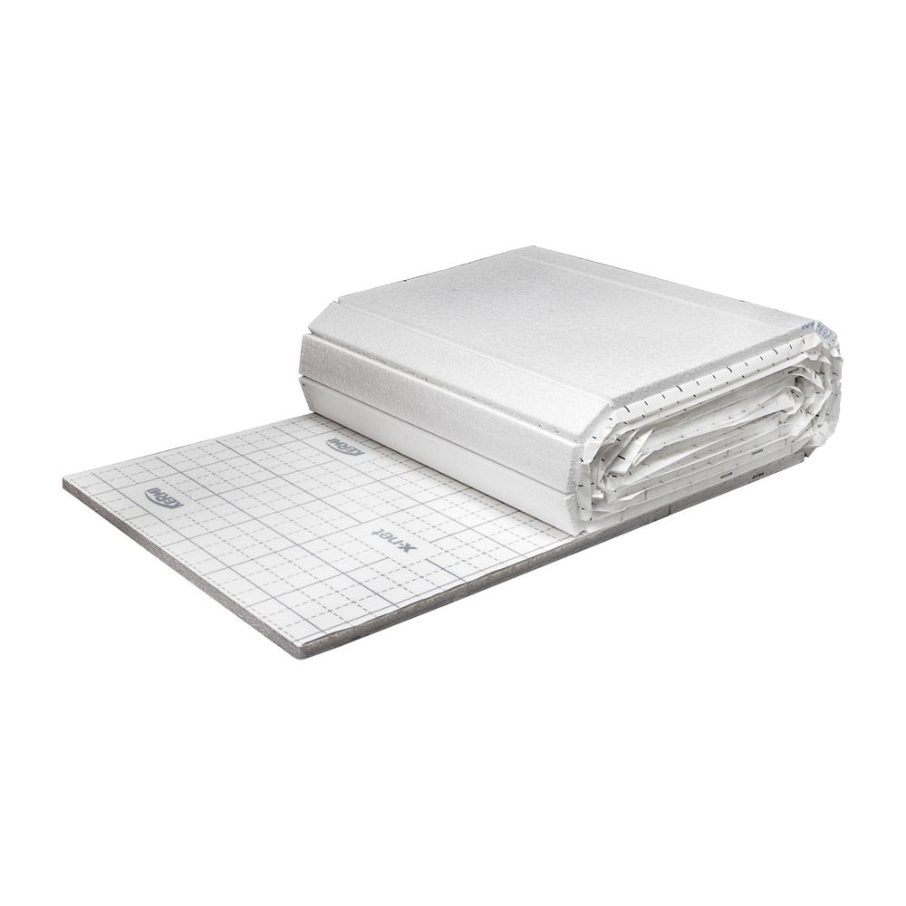 Rouleau de mousse isolante Kermi x-net C17 Klett, 25-2 mm, 10 m²