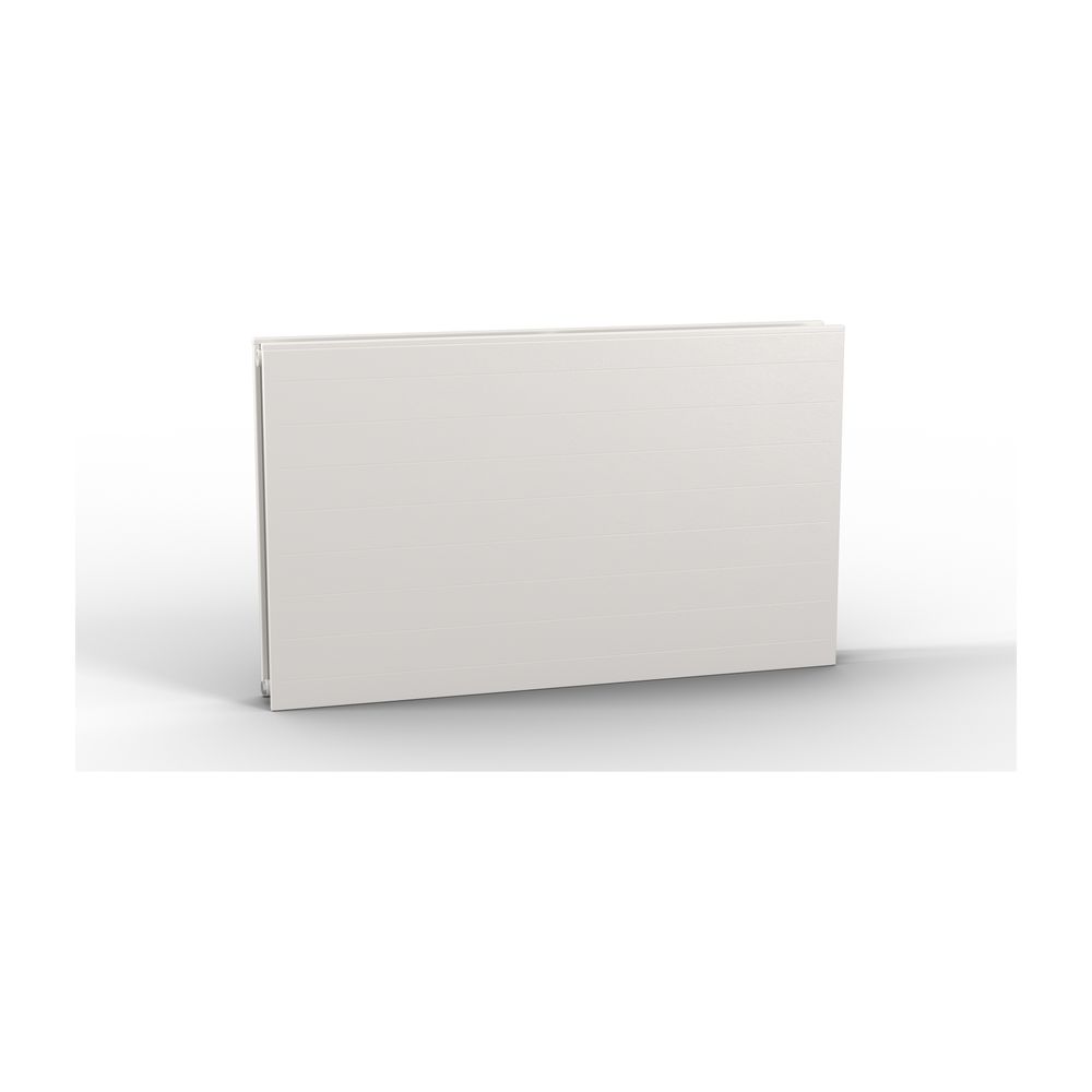 Radiateur plat Kermi Line-K Hygiène finement profilé Type 10 405x63x605 mm, sans habillage, 223W à 75/65/20 °C, WK, Blanc