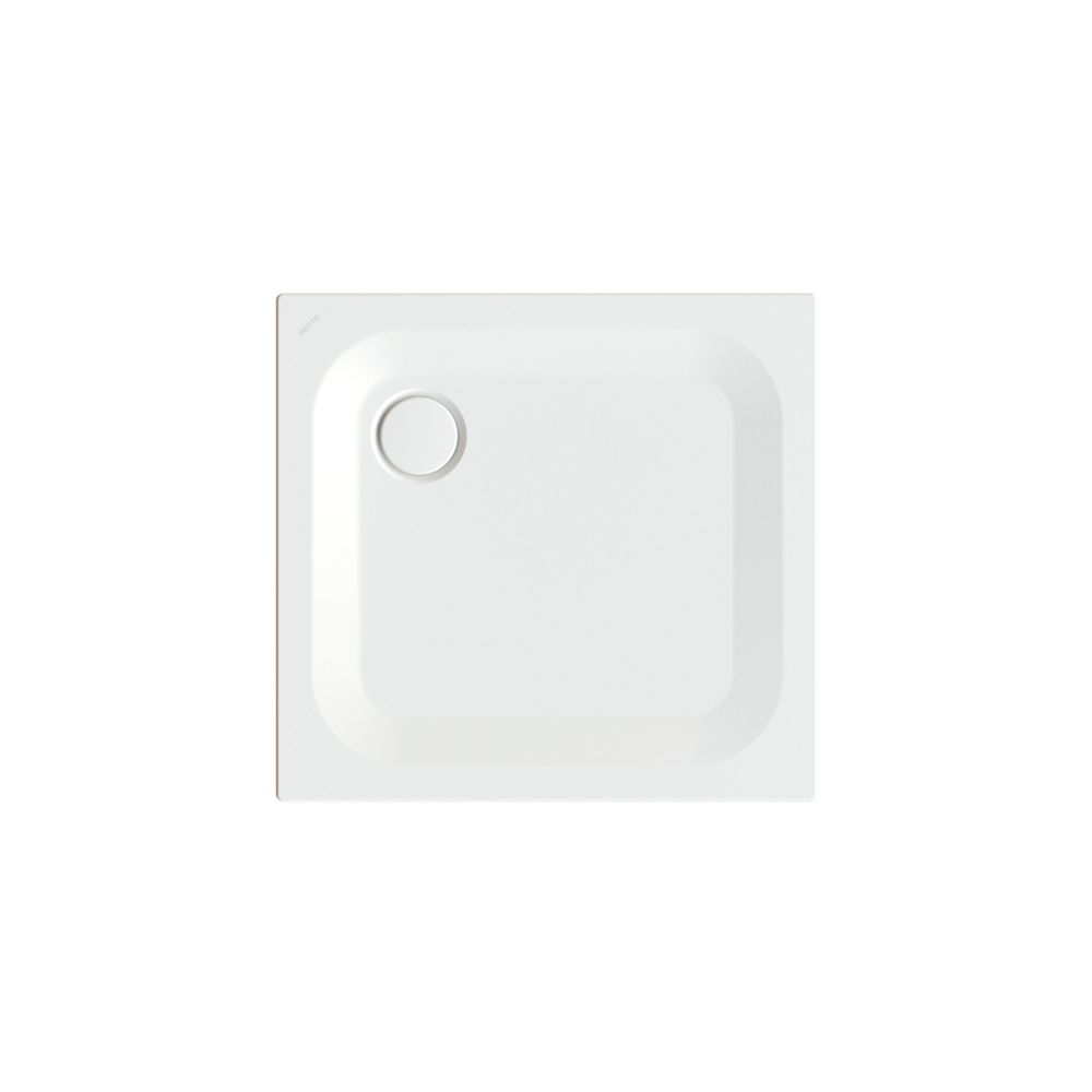 Bac à douche Bette Ultra Snow 800x750x25/30 mm BetteGlasur Plus avec support Minimum rectangulaire GT-Stahl