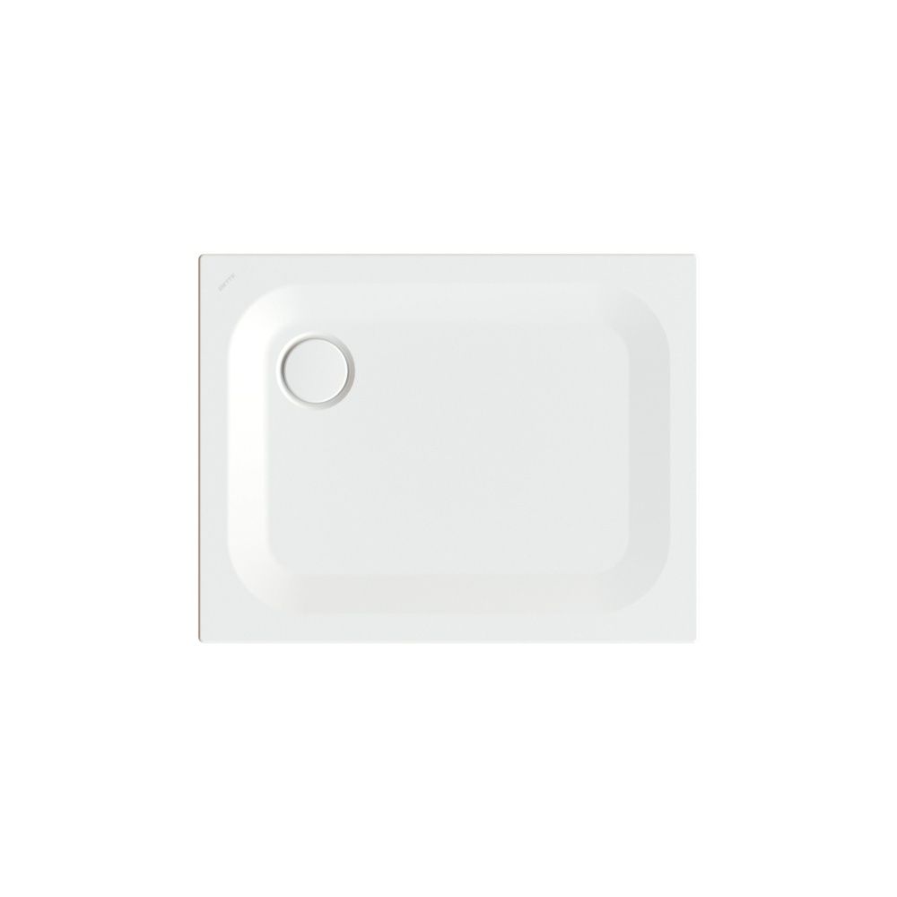Bac à douche extra plat Bette Ultra Snow 900x700x25/30mm BetteGlasur Plus avec support Minimum rectangulaire GT-Acier