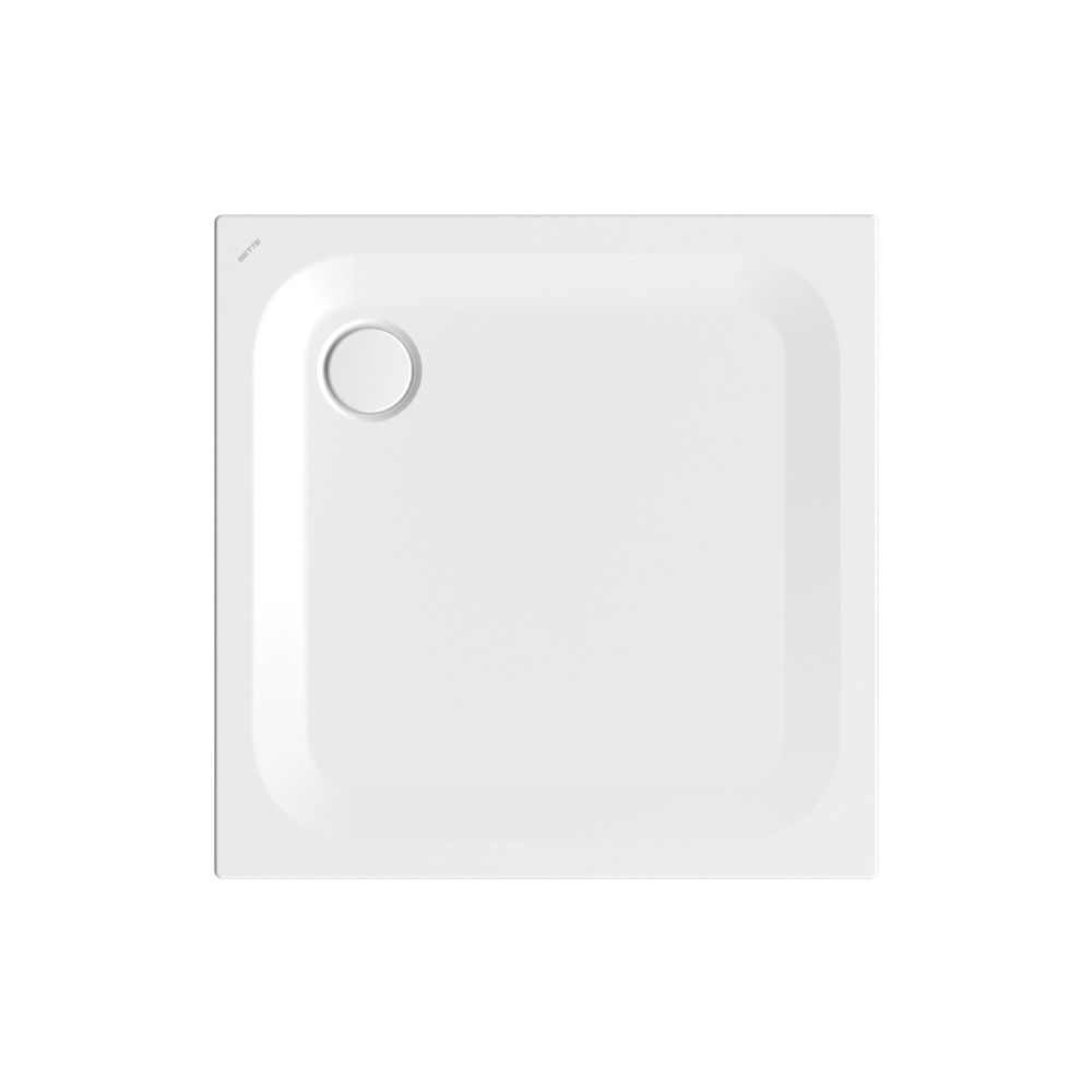 Bette Ultra Duschwanne Ägäis 800x750x25/30mm BetteGlasur Plus Rechteck GT-Stahl