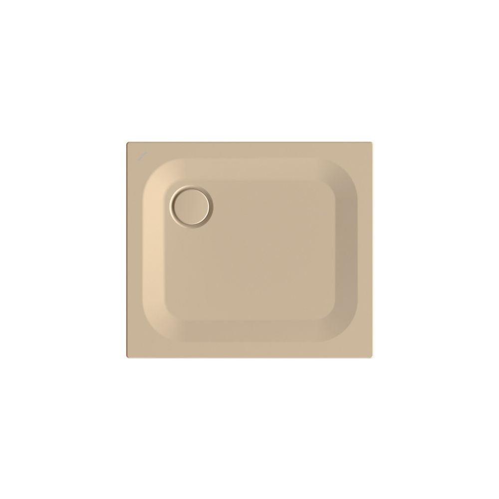 Bette Ultra Duschwanne Bahama beige 800x700x25/30mm BetteGlasur Plus Rectangulaire GT-Acier