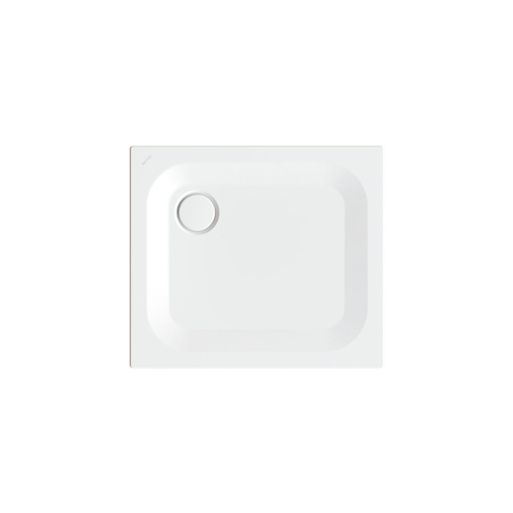Bette Ultra Bac de douche Starwhite 800x700x25/30mm BetteGlasur Plus avec Support Minimum Rectangulaire GT-Acier