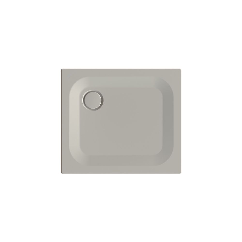Bac de douche Bette Ultra Stone 800x700x25/30mm BetteGlasur Plus avec support minimum rectangulaire GT-Acier