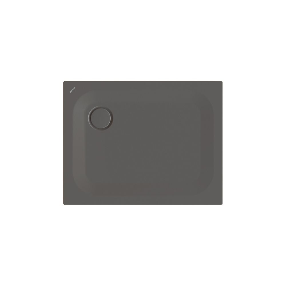 Bette Ultra Bac de douche Anthracite 900x700x25/30mm BetteGlasur Plus Rectangle GT-Acier