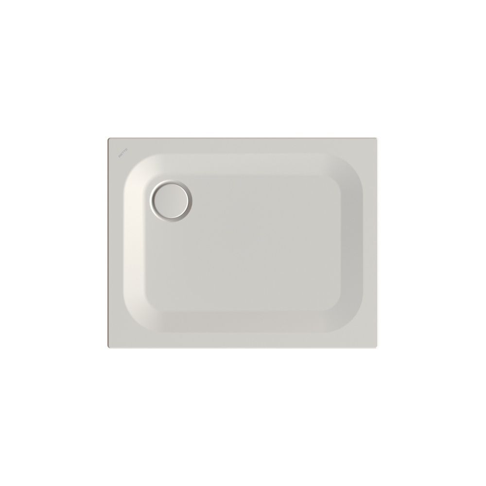 Bac à douche Bette Ultra Flax 900x700x25/30mm BetteGlasur Plus avec support minimum rectangulaire GT-Acier