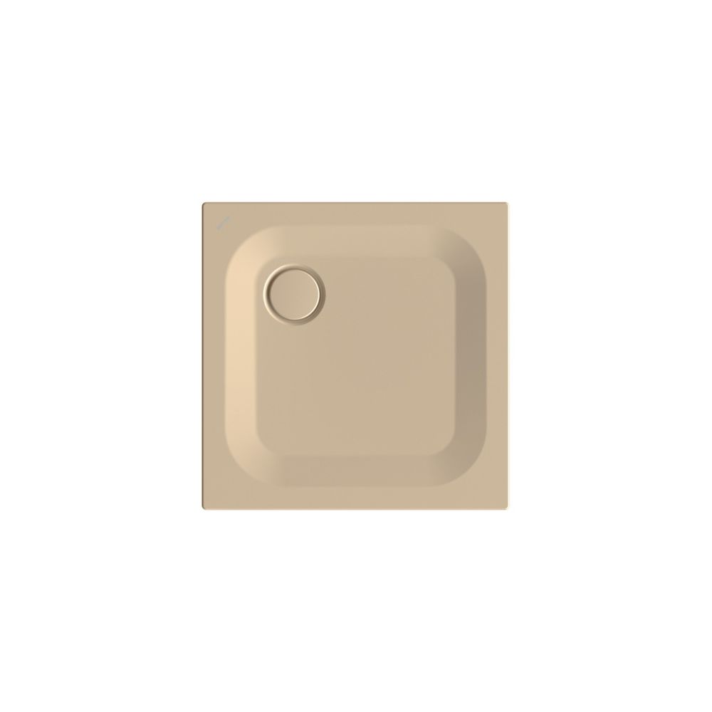 Bette Ultra Duschwanne Bahama beige 700x700x25/30mm BetteGlasur Plus Rechteck GT-Stahl